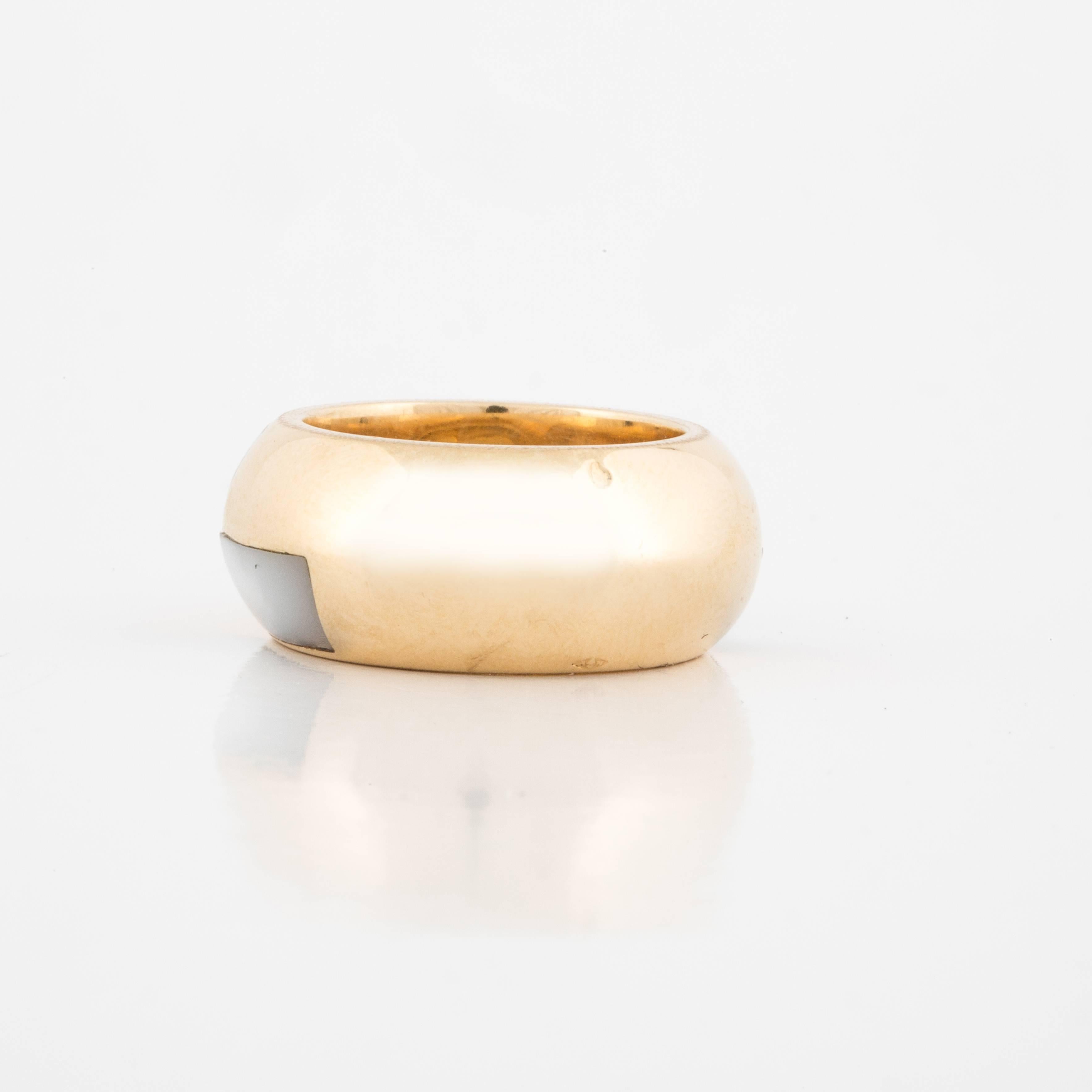 mother of pearl ring band