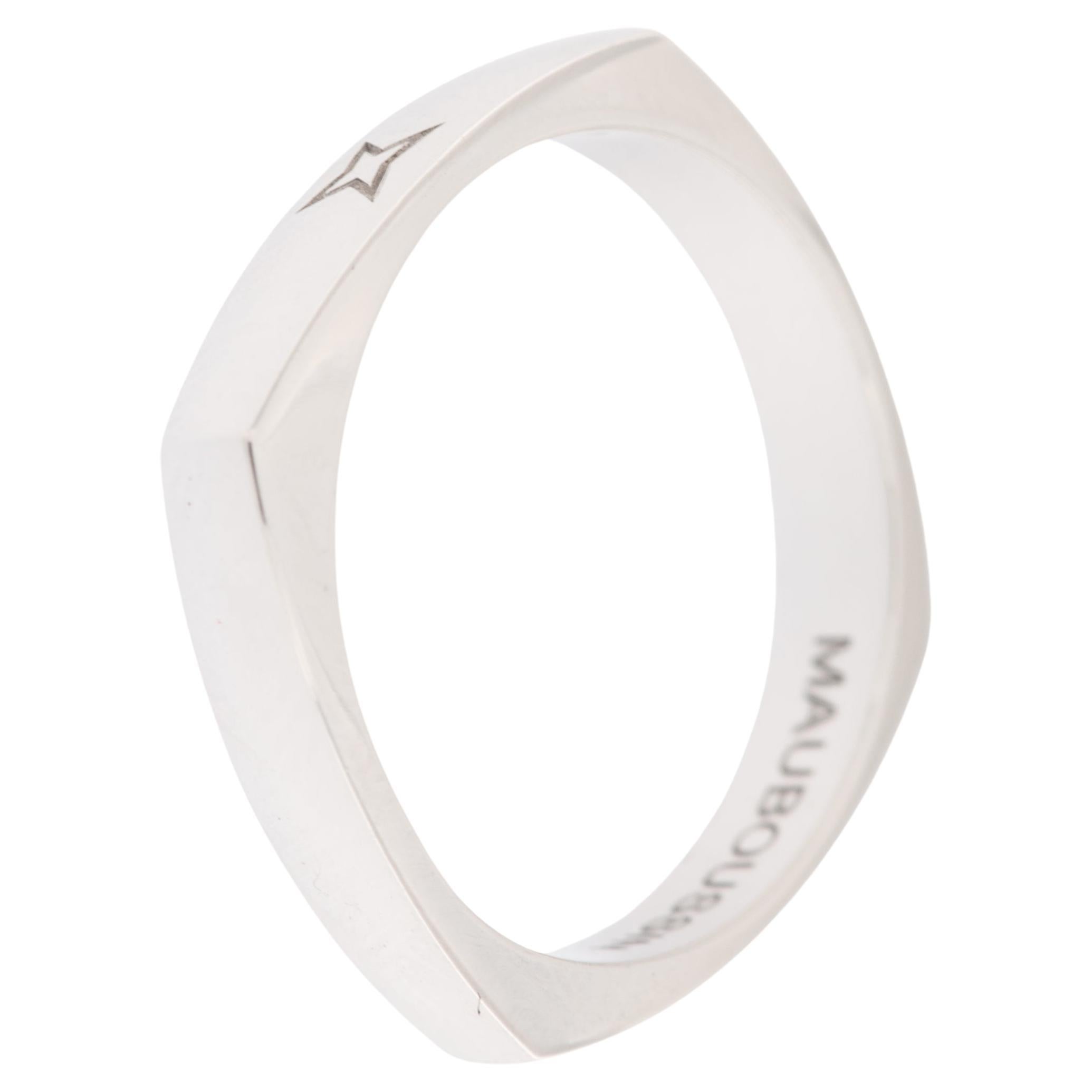 Mauboussin 18 karat White Gold Band Ring  For Sale