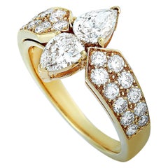 Mauboussin 18 Karat Yellow Gold 1.64 Carat Diamond Ring
