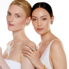 Mauboussin 18k Weißgold und Diamant Kuppel Ring