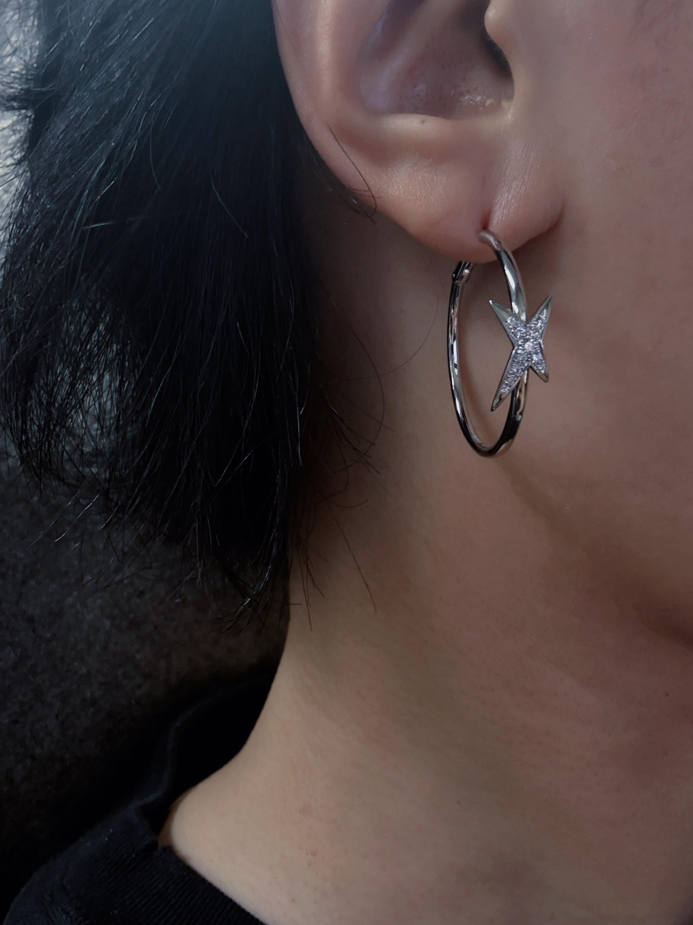 Pendientes de aro Mauboussin de oro blanco de 18 quilates Mes Nuances a Toi en venta 6