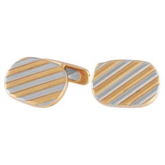 Mauboussin 18K White, Rose, and Yellow Gold Cufflinks