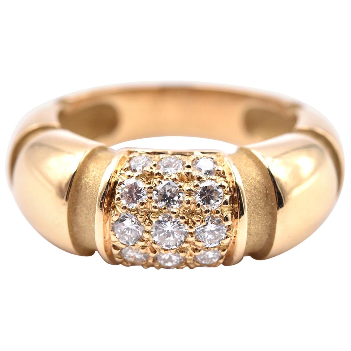 Mauboussin Diamantband aus 18 Karat Gelbgold