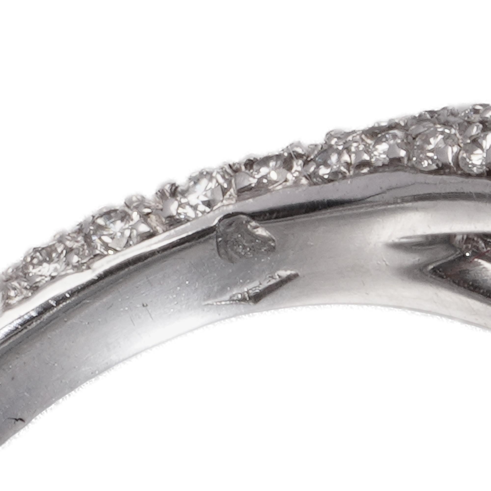 Mauboussin 18kt alter Ring mit 8,56 ct. Unerhitzter burmesischer Saphir & Diamanten im Angebot 4