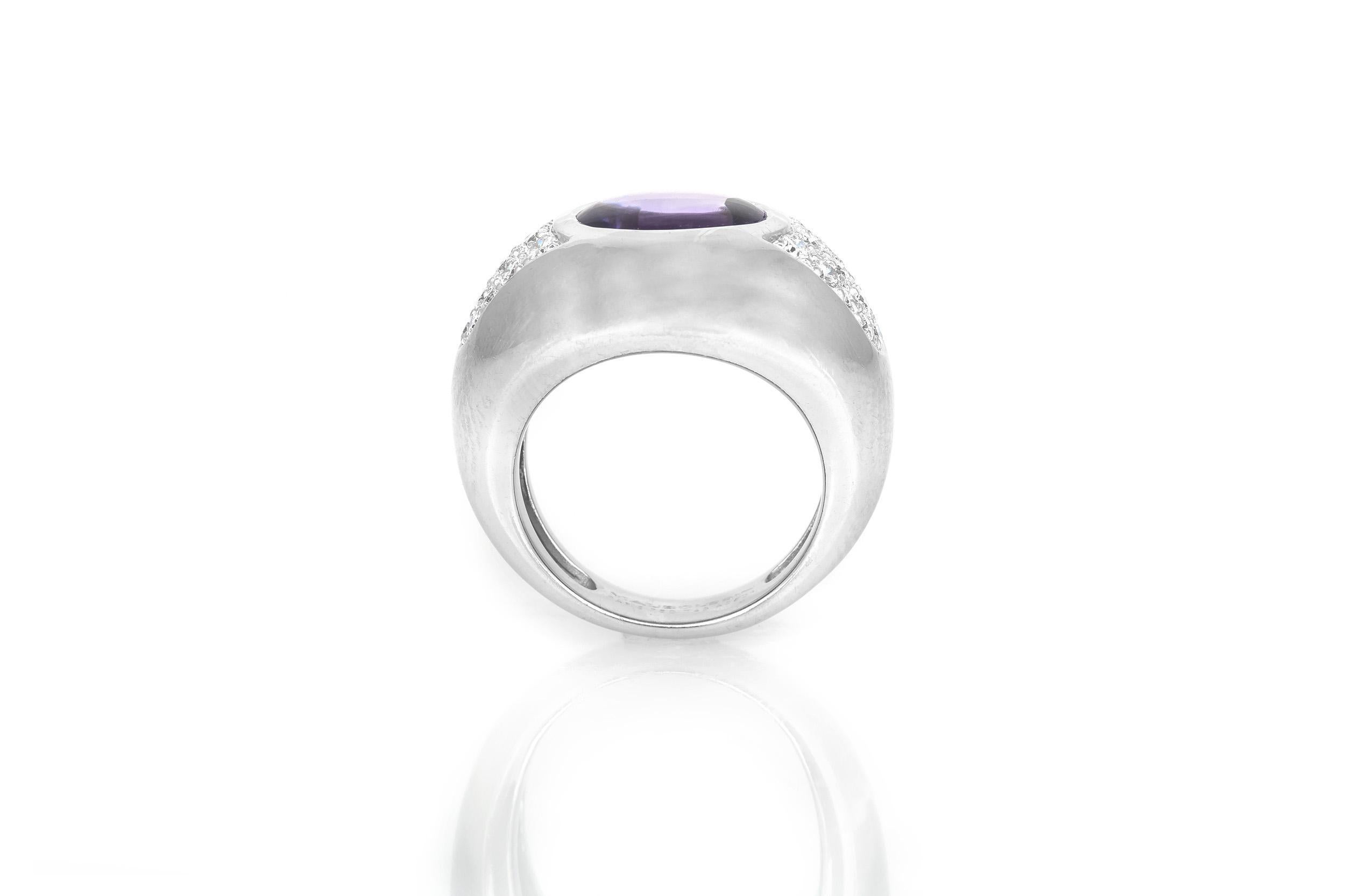 De las mujeres Anillo Mauboussin Amatista y Diamantes en venta
