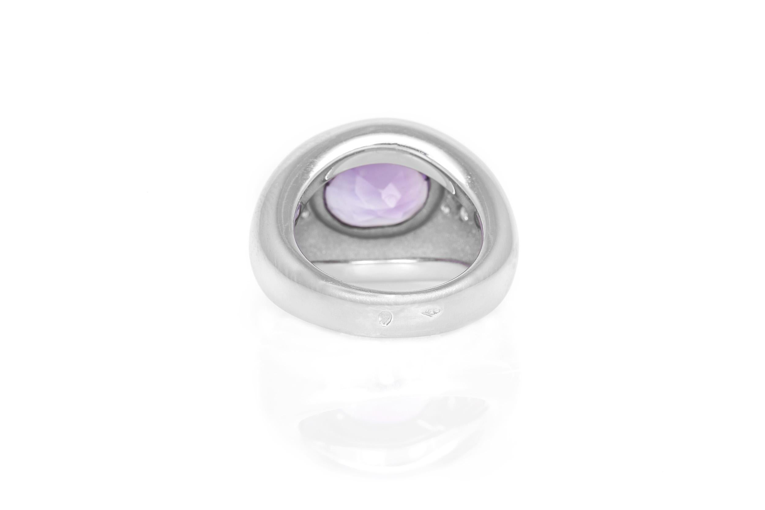 Anillo Mauboussin Amatista y Diamantes en venta 1