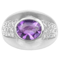 Mauboussin Ring mit Amethyst und Diamanten