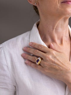 Mauboussin Amethyst & Mother of Pearl Cocktail Ring