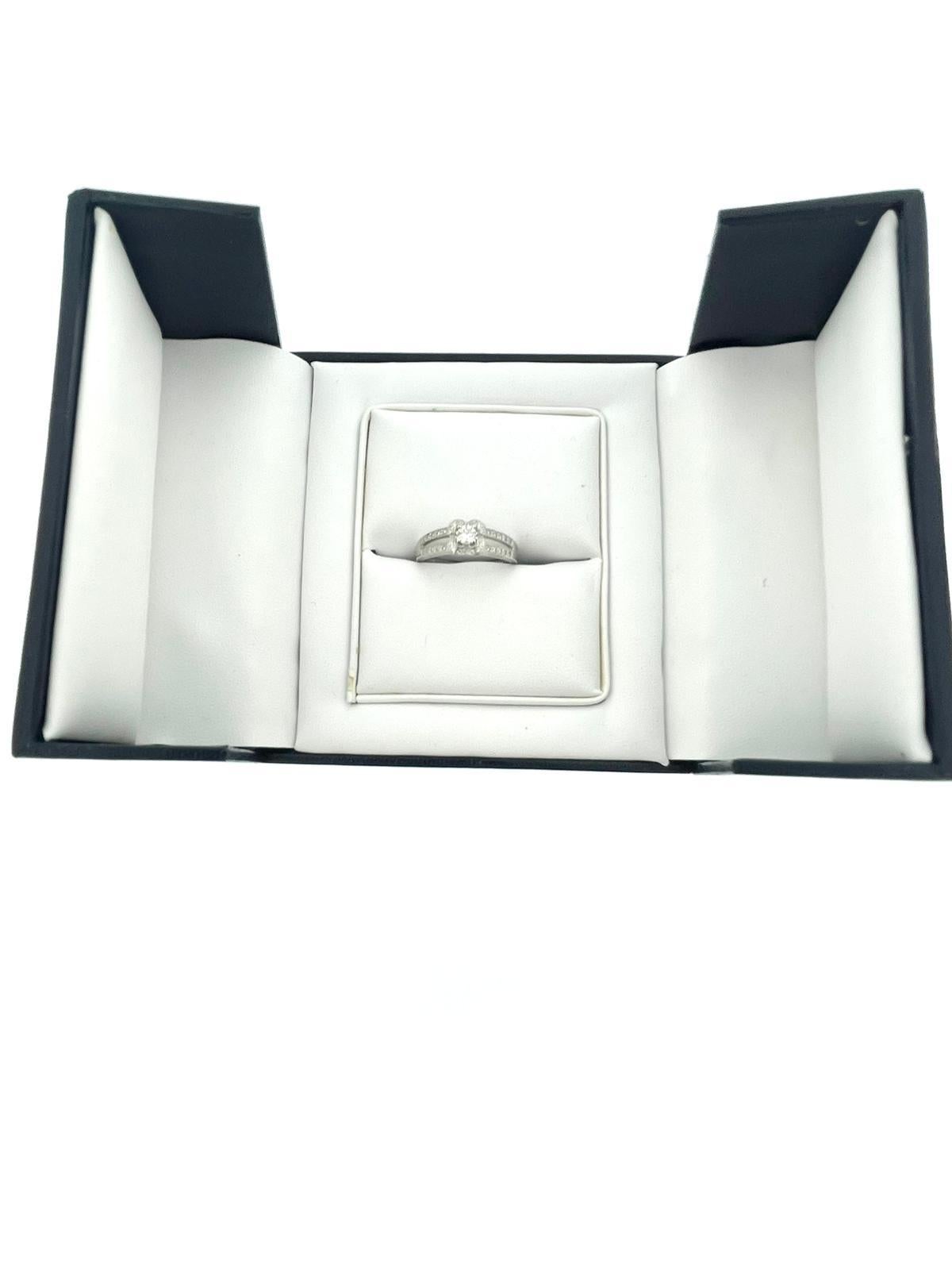 Women's Mauboussin Chance of Love N°2 White Gold Engagement Ring with Diamonds For Sale