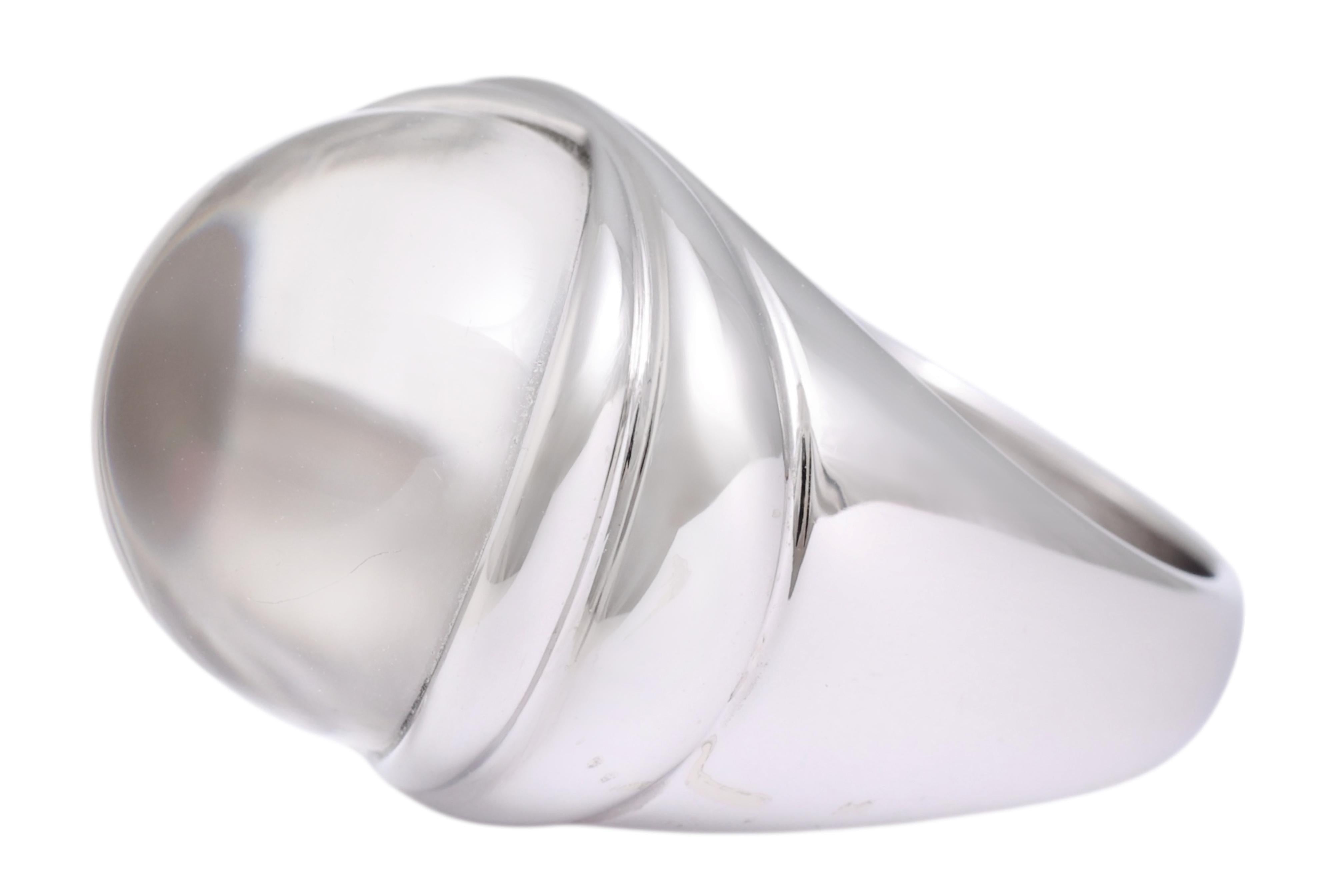 Anillo Mauboussin Cúpula de Cristal sobre Diamantes talla brillante Moderno en venta
