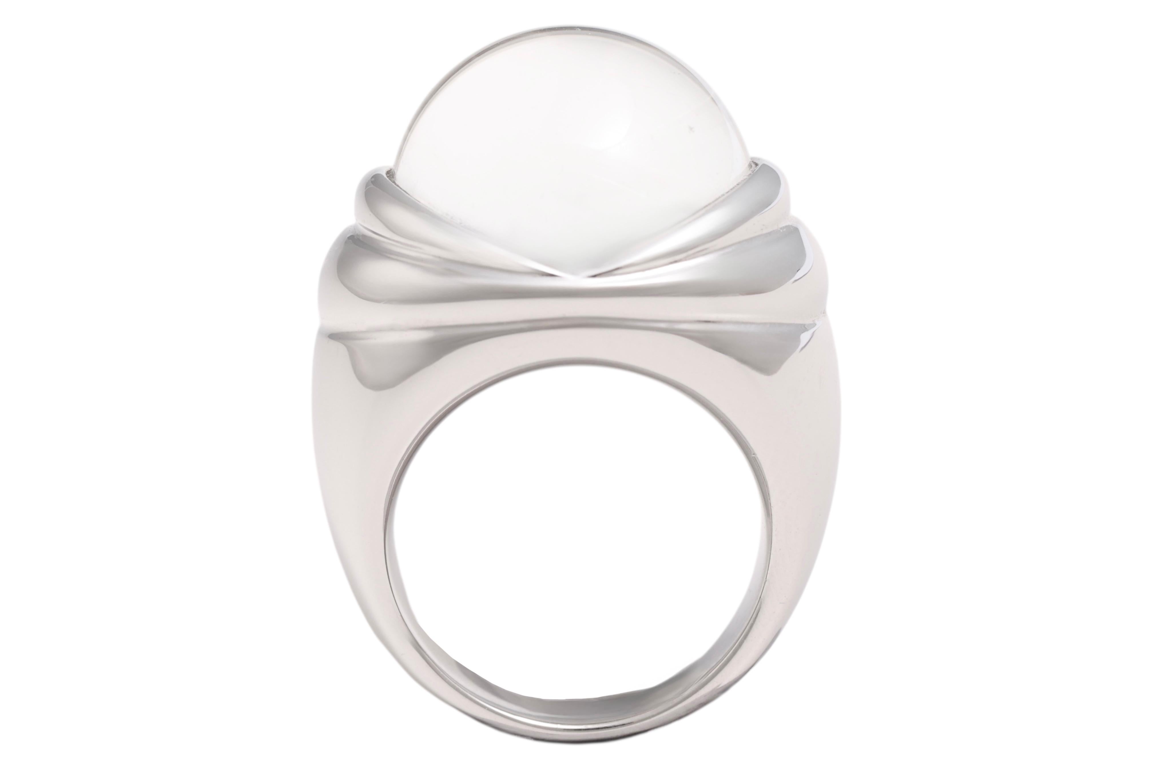 Anillo Mauboussin Cúpula de Cristal sobre Diamantes talla brillante en venta 1
