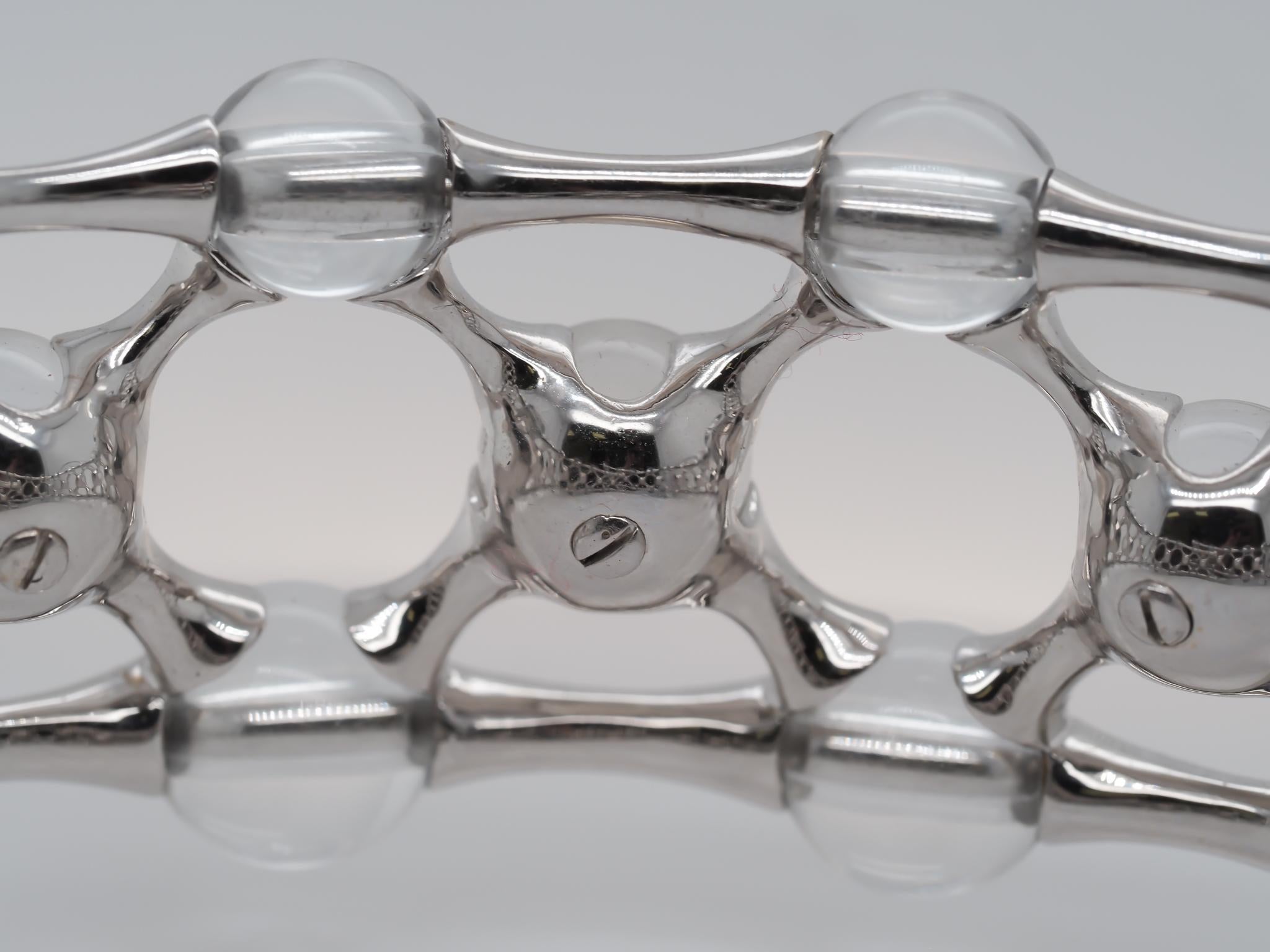 Donna Mauboussin Diamond aMauboussin Collana con diamanti e quarzo in oro bianco 18 carati in vendita