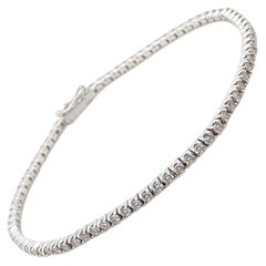 Mauboussin Diamant-Linienarmband aus 18 Karat Weißgold