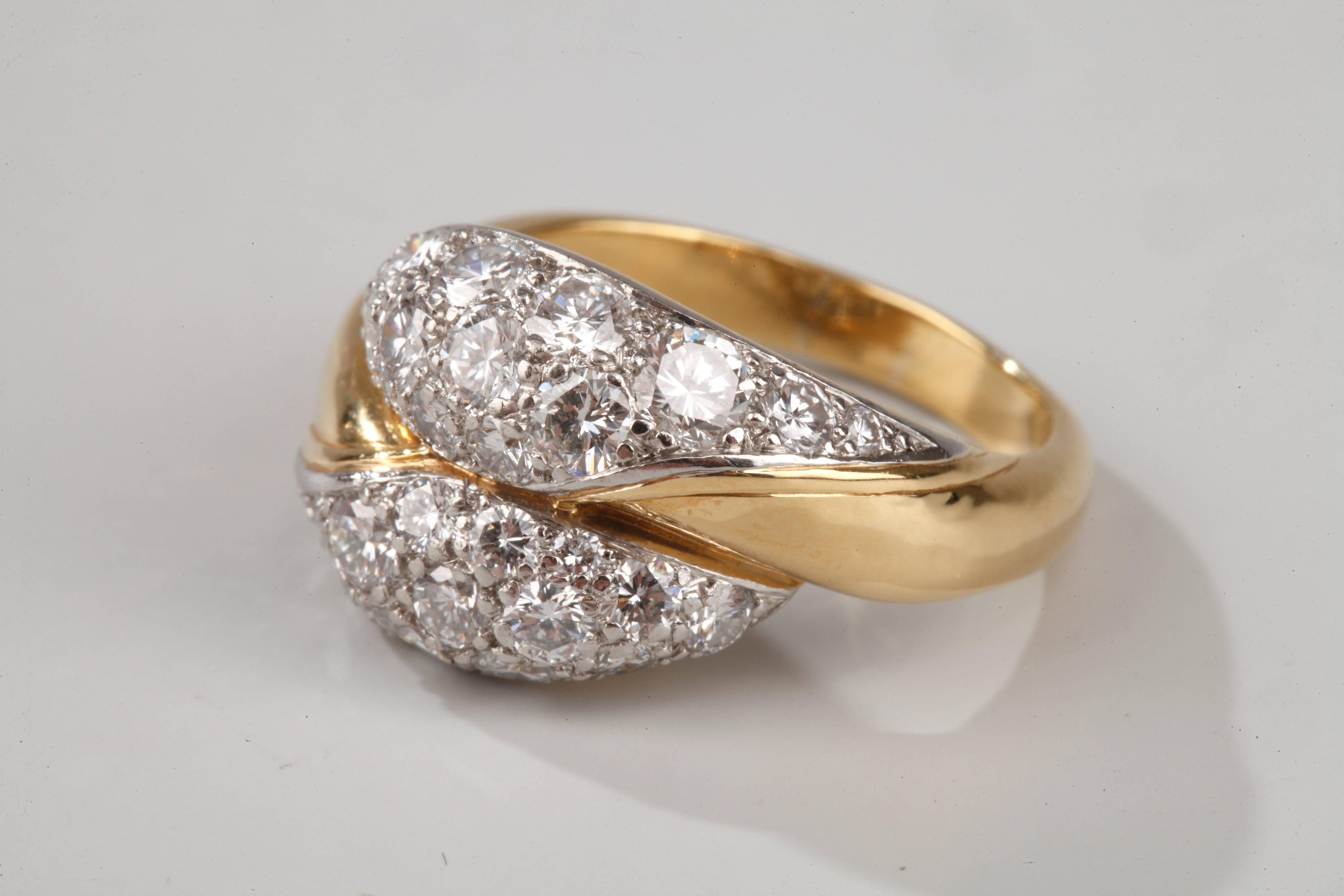 Mauboussin Diamonds Ring In Excellent Condition For Sale In Paris, FR