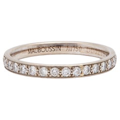 Mauboussin French Diamond - Oro bianco 18 carati - Parce que Je l'Aime - Fascia per l'eternità