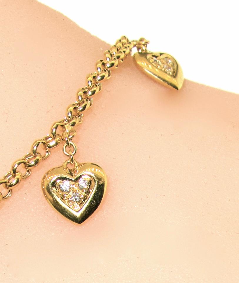 Mauboussin French Heart Motif Bracelet In Excellent Condition In Aspen, CO