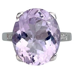Mauboussin Mon Bébé D’Amour 18 Karat Gold Amethyst Diamond Cocktail Ring