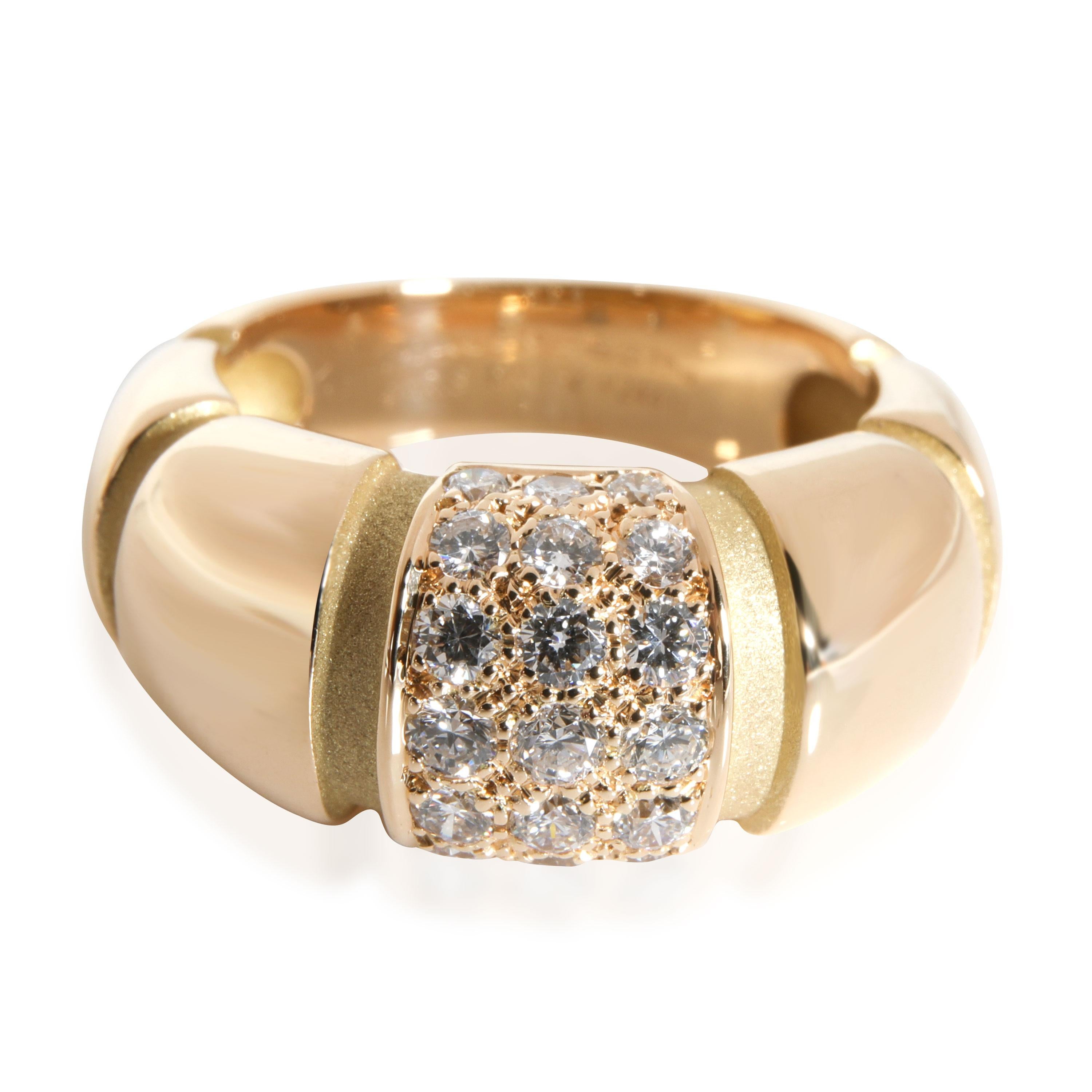 Mauboussin Nadja Diamond Ring in 18k Yellow Gold 0.45 CTW In Excellent Condition For Sale In New York, NY