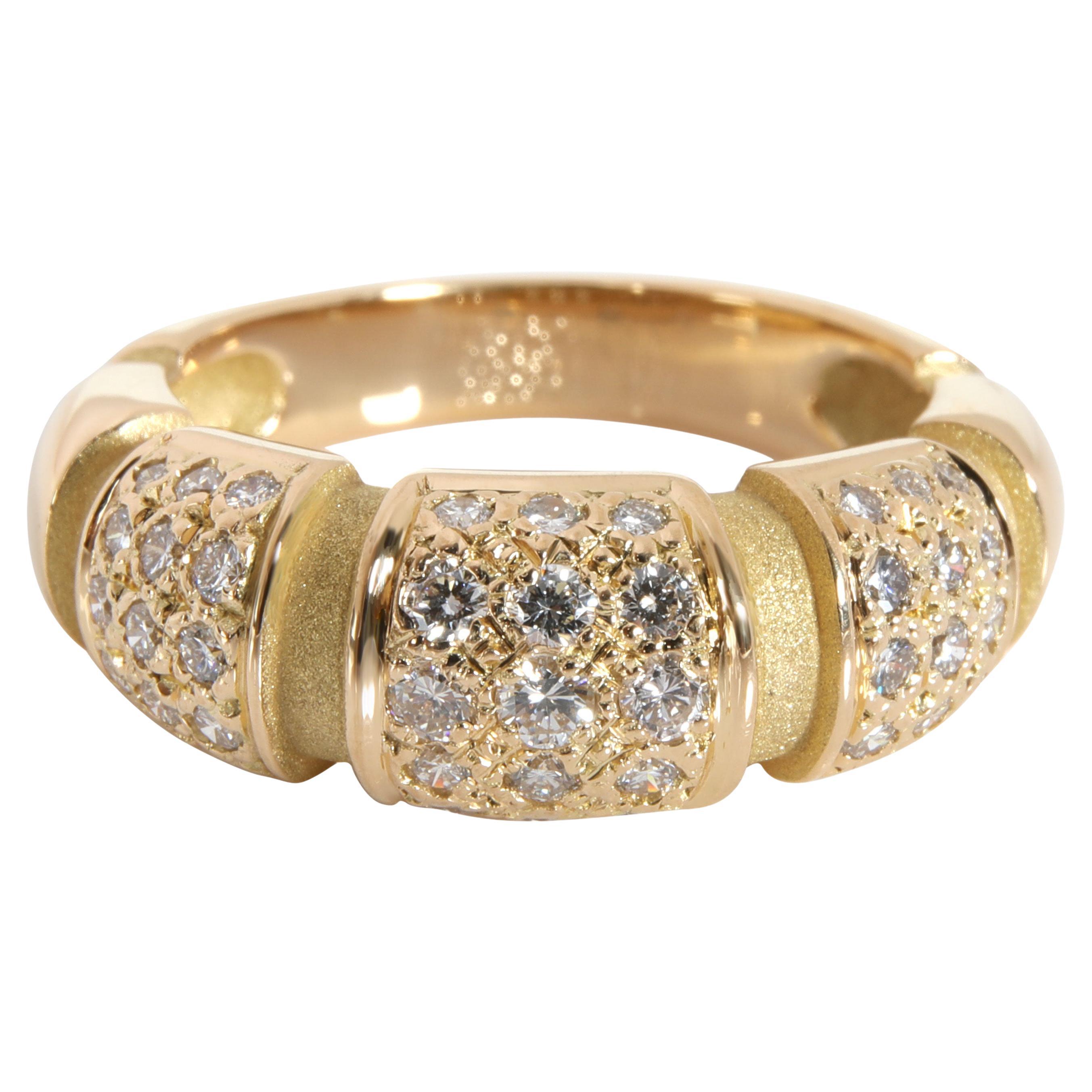 Mauboussin Nadja Diamond Ring in 18k Yellow Gold 0.79 CTW For Sale