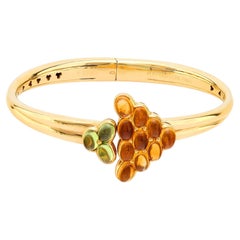 Mauboussin Paris, bracelet jonc en or jaune 18 carats, poids total de 7,40 carats
