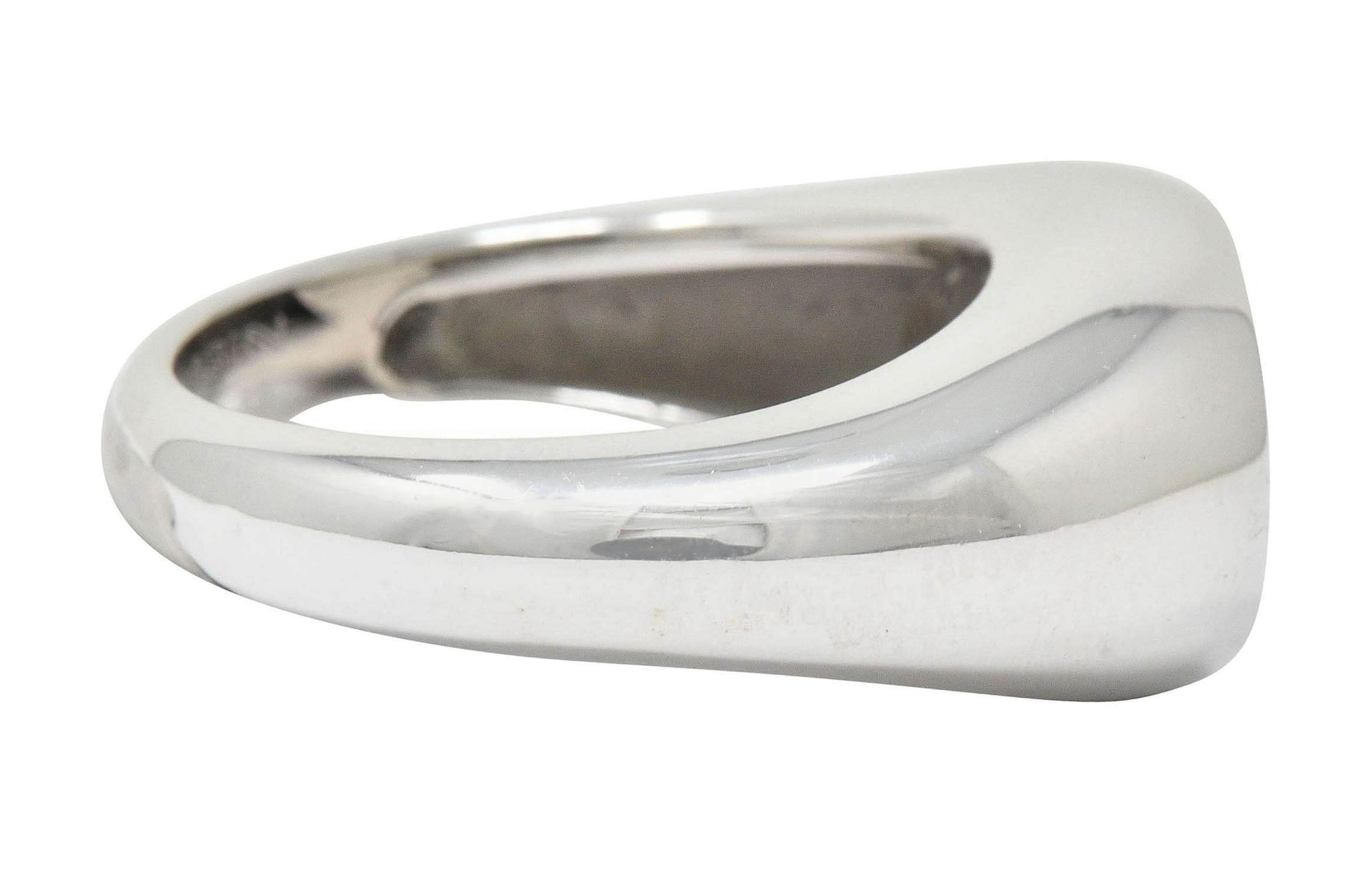 Contemporain Mauboussin Paris, bague Betty en or blanc 18 carats et améthyste