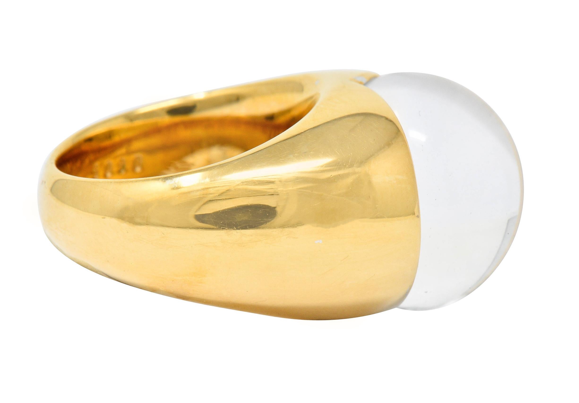 Mauboussin Paris Diamant-Bergkristall-Kugelring aus 18 Karat Gelbgold (Modernistisch)
