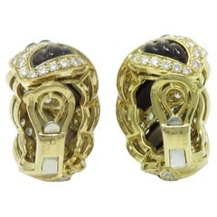 Mauboussin Pear Diamond 18k Yellow gold earrings