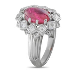 Mauboussin Platinum 1.30ct Diamond and Ruby Ring MB31-121525