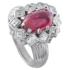 Mauboussin Platinum 1.30ct Diamond and Ruby Ring MB31-121525