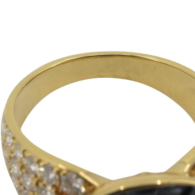 Mauboussin Ring Diamond Sapphire 18k Gold en vente 1