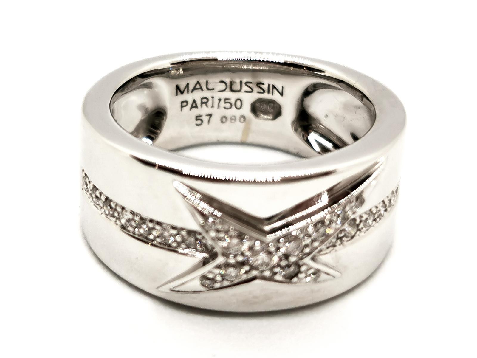 Women's Mauboussin Ring Etoile Divine White Gold Diamond