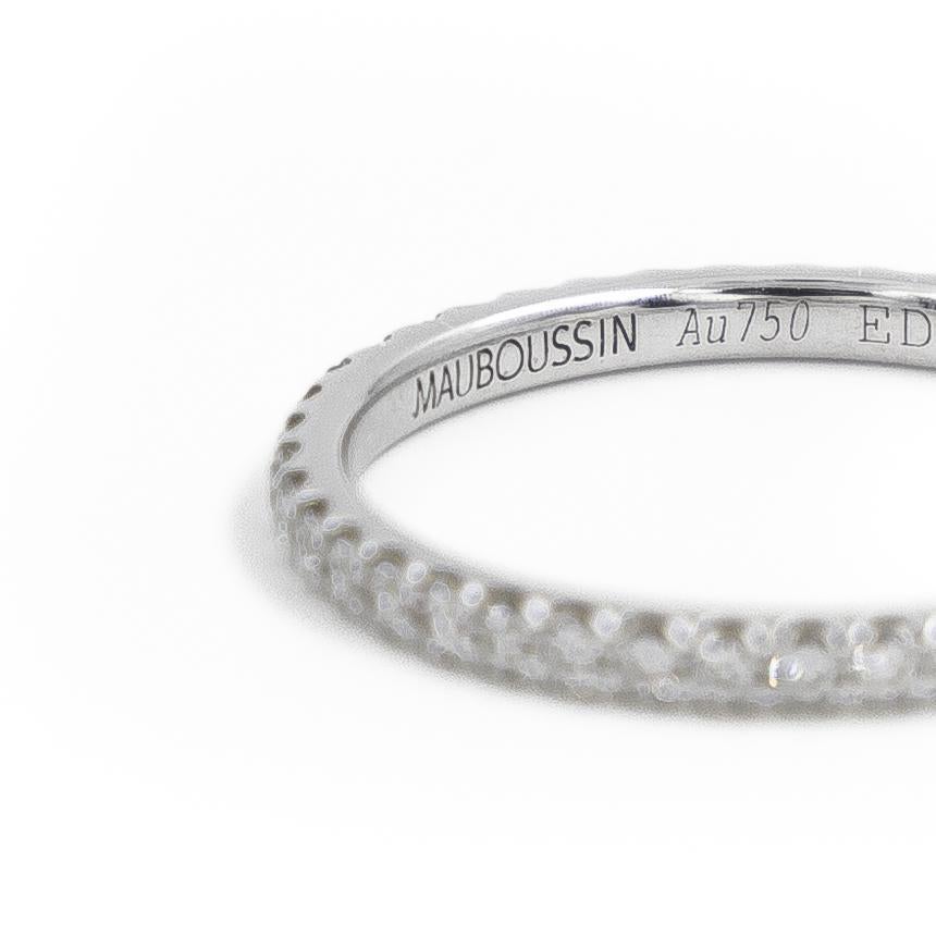 Women's Mauboussin Ring White Gold Diamond