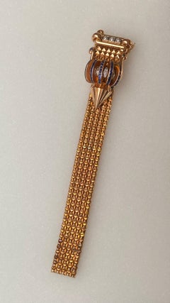 Mauboussin Sapphire and Diamond Belt Bracelet, French Design