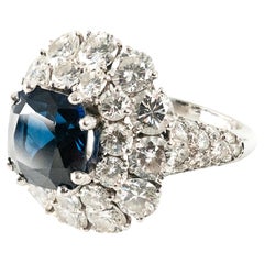 Mauboussin Sapphire and Diamonds Vintage Ring