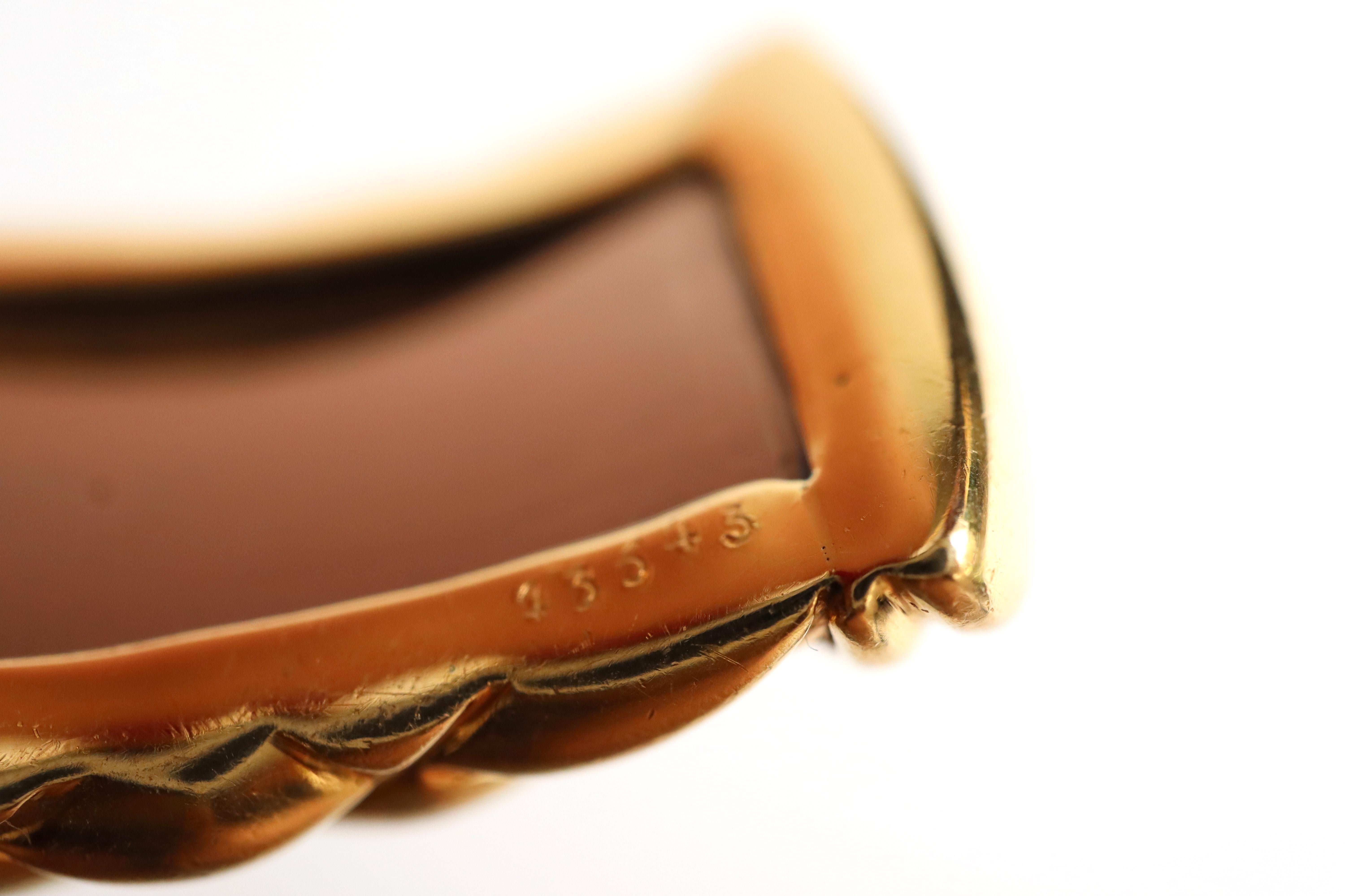 Mauboussin Semi-Rigid-Armband aus 18 Karat Gelbgold und Diamanten für Damen oder Herren im Angebot