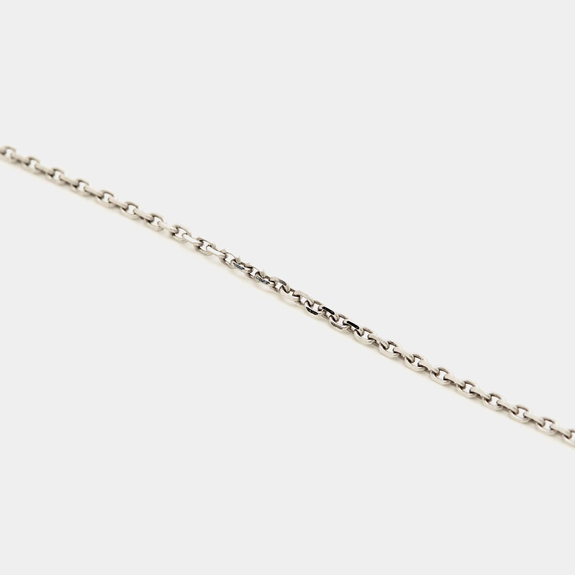 Mauboussin Valentin For You Star Diamond 18k White Gold Necklace For Sale 1