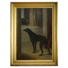 Antique Maud Earl ‘Largo’, a Pointer in a Hallway
