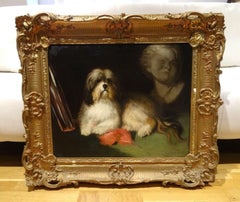 Portrait Of A Tibetan Terrier, 19th Century