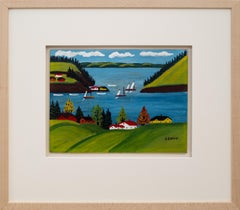 Sandy Cove - folk art, Nova Scotia, Maud Lewis 1950s