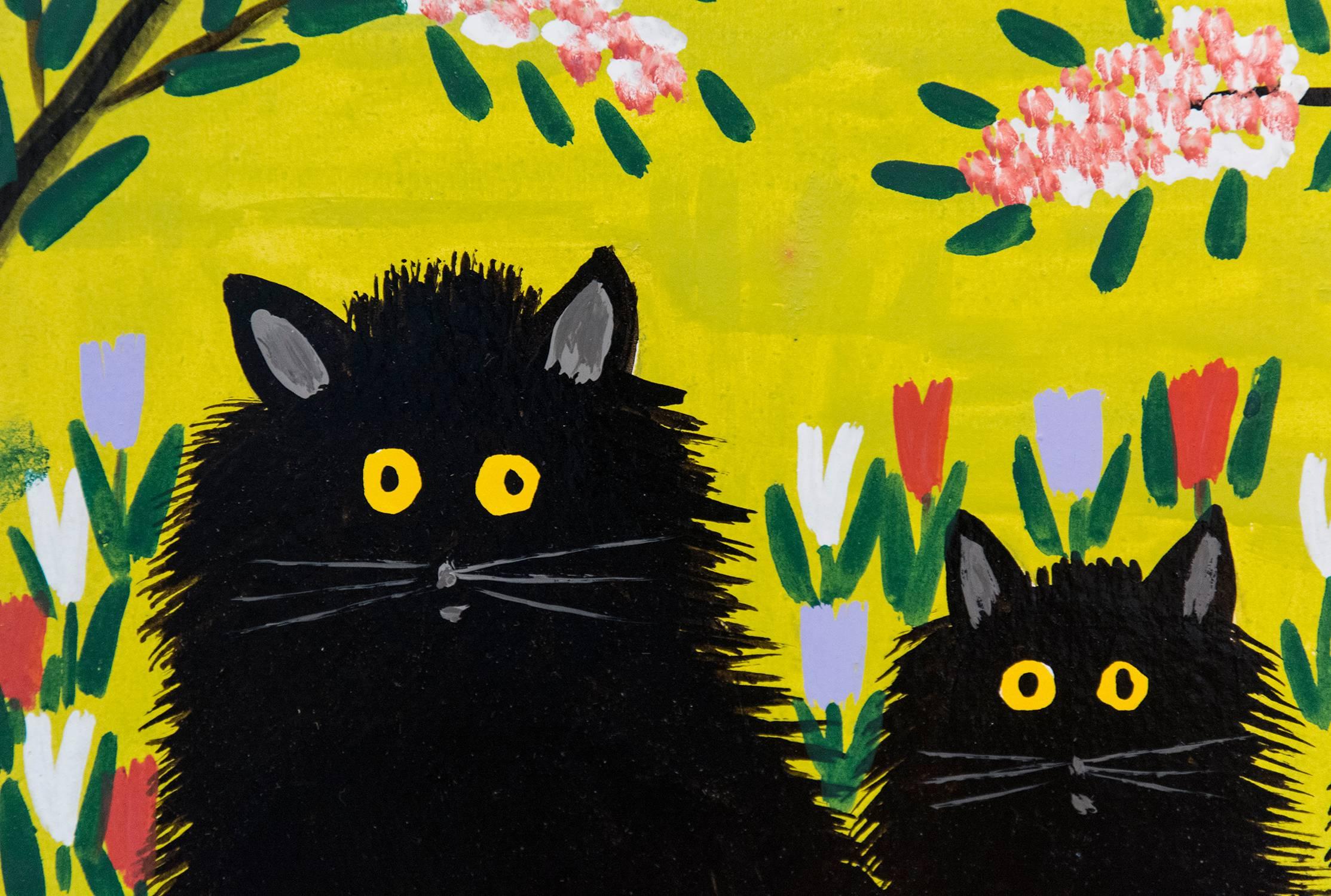 maud lewis three black cats