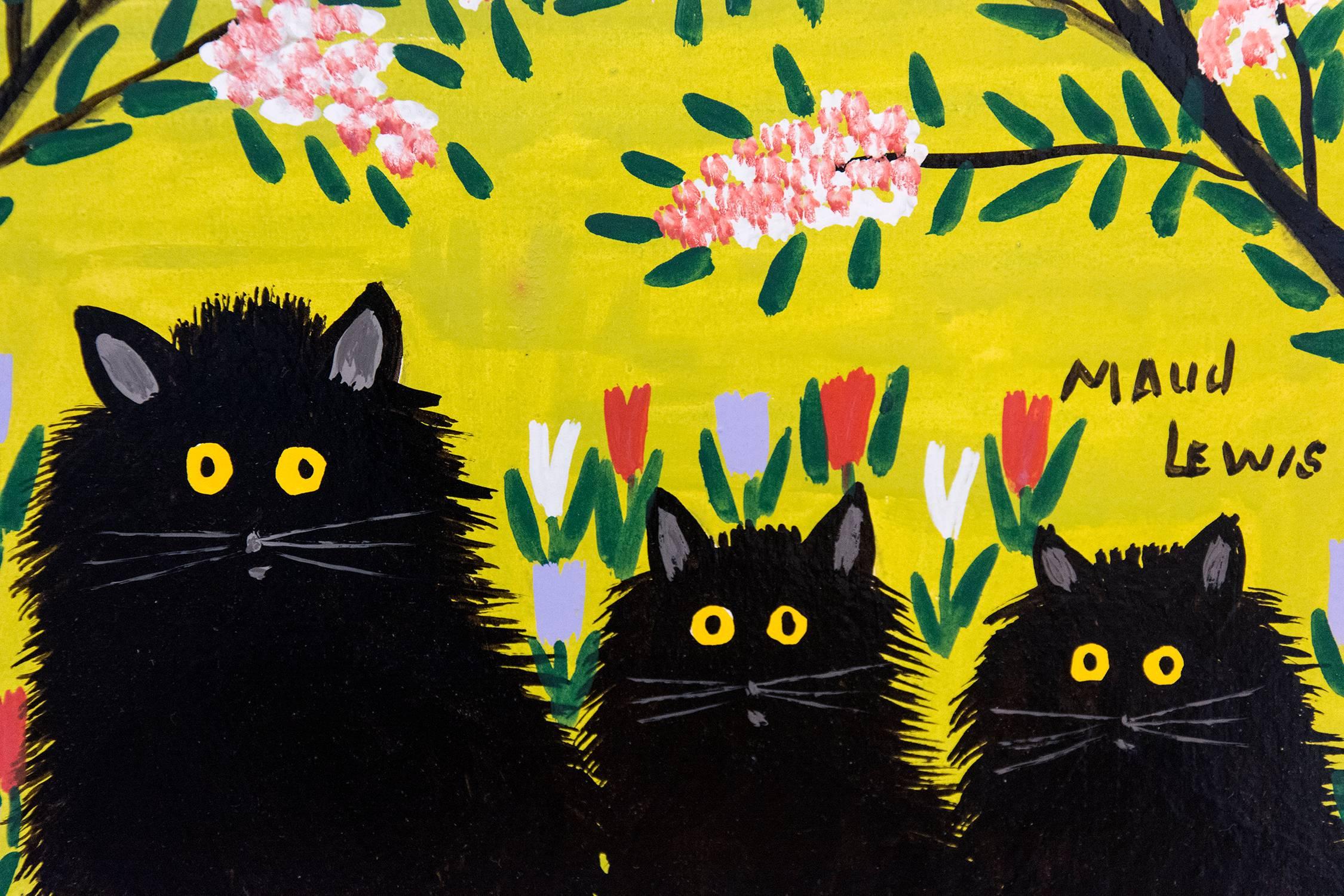 maud lewis 3 black cats