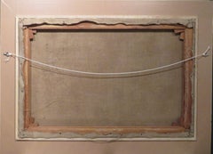 Original large Expressionist Figurative oil painting by English artist c.1960s