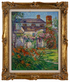Casa con giardino fiorito