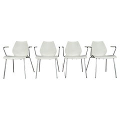 Maui Dining or Office Chairs by Vico Magistretti for Kartell - Set of 4