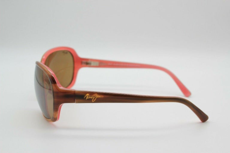 Maui Jim Sunglasses Rainbow Falls Brown Cinnamon MJ225 12 Polarized Made Japan For Sale 10