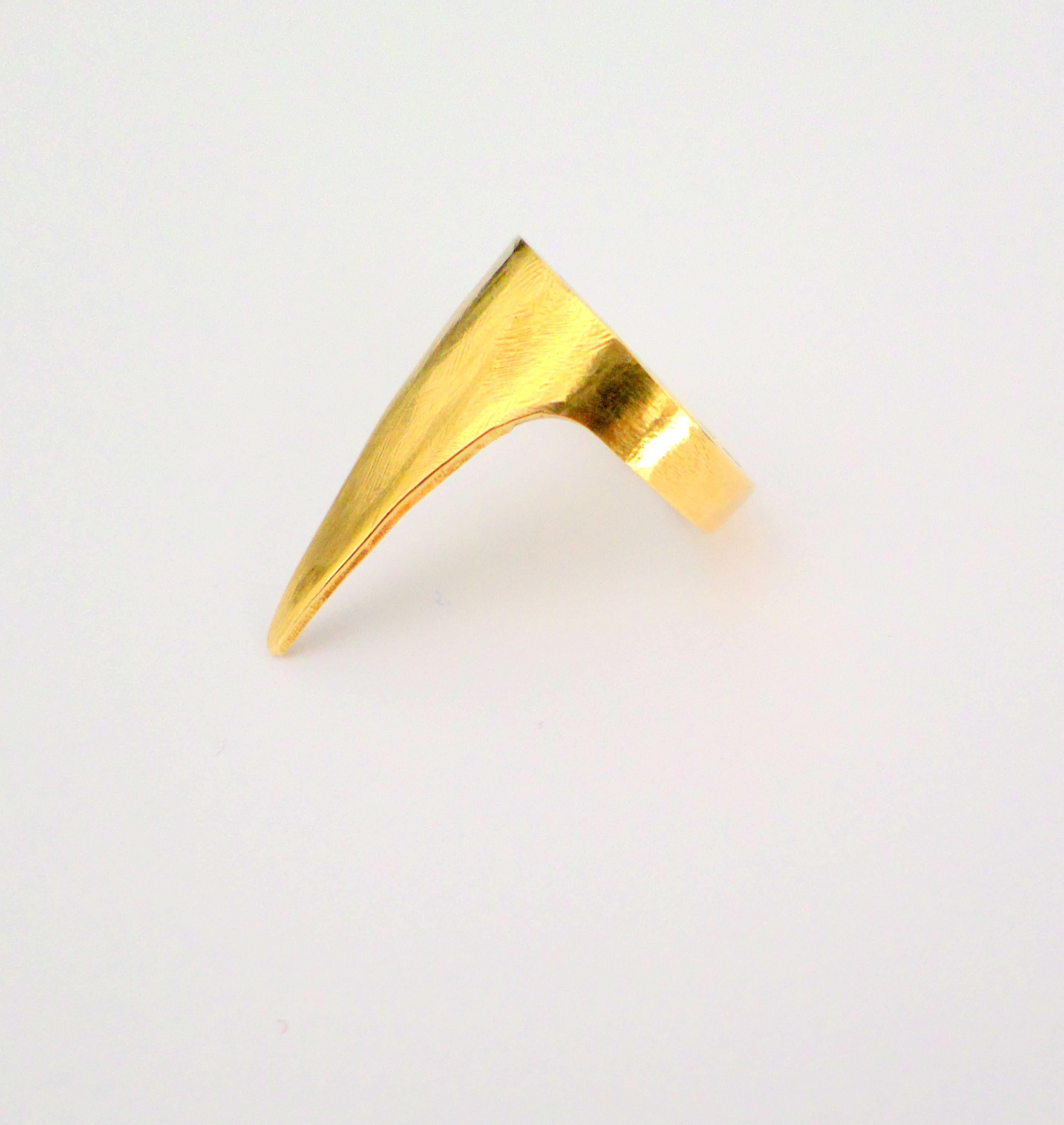 For Sale:  MAUKE V JEWELRY Brass Ring Claw 2