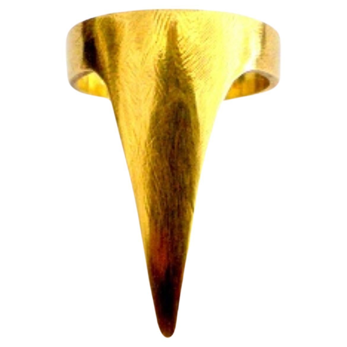 For Sale:  MAUKE V JEWELRY Brass Ring Claw