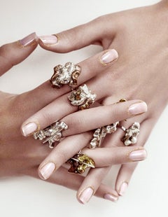 MAUKE V JEWELRY Brass Ring Sword Adjustable