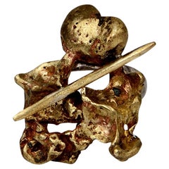 MAUKE V JEWELRY Brass Ring Sword