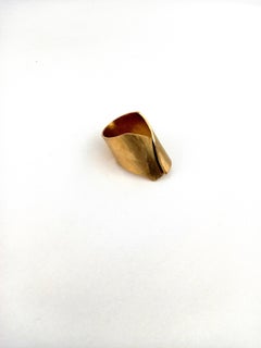 MAUKE V JEWELRY Folded Ring Brass